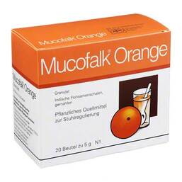 Abbildung: Mucofalk Orange Granulat Btl Granulat zur Herstellung einer Suspension zum Einnehmen, 20 St PZN 04891846