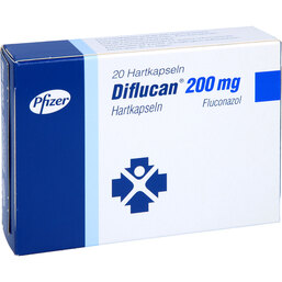 Abbildung: Diflucan 200 mg Hartkapseln 20 St, Hartkapseln PZN 04893029