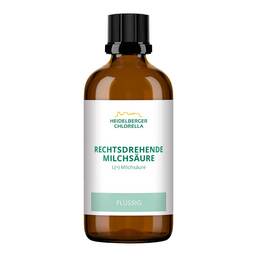 Abbildung: Rechtsdrehende Milchsäure 100 ml, Flüssigkeit PZN 04894537