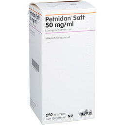 Abbildung: Petnidan Saft 250 ml, Lösung zum Einnehmen PZN 04897197