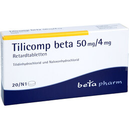 Abbildung: Tilicomp beta 50 / 4 mg Retardtabletten 20 St, Retard-Tabletten PZN 04897458
