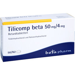 Abbildung: Tilicomp beta 50 / 4 mg Retardtabletten 50 St, Retard-Tabletten PZN 04897493