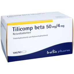 Abbildung: Tilicomp beta 50 / 4 mg Retardtabletten 100 St, Retard-Tabletten PZN 04897524