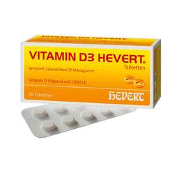 Abbildung: Vitamin D3 Hevert Tabletten Tabletten, 50 St PZN 04897754