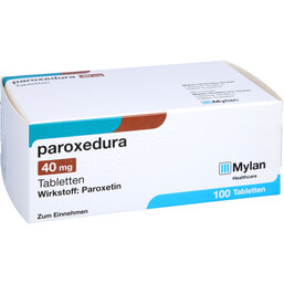Abbildung: Paroxedura 40 mg Tabletten 100 St, Tabletten PZN 04898699