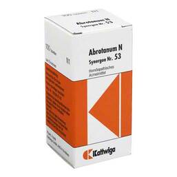 Abbildung: Synergon 53 Abrotanum N Tabletten 100 St, Tabletten PZN 04905146