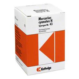 Abbildung: Synergon 43 Mercurius cyanatus N Tabletten Tabletten, 200 St PZN 04905620