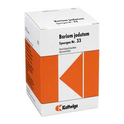 Abbildung: Synergon 33 Barium jodatum Tabletten Tabletten, 200 St PZN 04905726