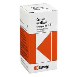 Abbildung: Synergon 16 Cerium oxalicum Tabletten 100 St, Tabletten PZN 04905790