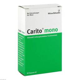 Abbildung: Carito mono Kapseln Kapseln, 60 St PZN 04908512