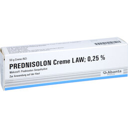 Abbildung: Prednisolon Creme Law 50 g, Creme PZN 04909345