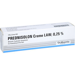 Abbildung: Prednisolon Creme Law 100 g, Creme PZN 04909351