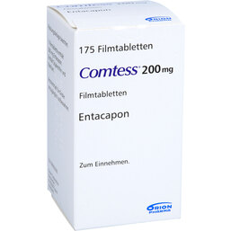 Abbildung: Comtess 200 mg Filmtabletten 175 St, Filmtabletten PZN 04911632