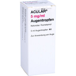 Abbildung: Acular 5 mg / ml Augentropfen 5 ml, Augentropfen PZN 04914139