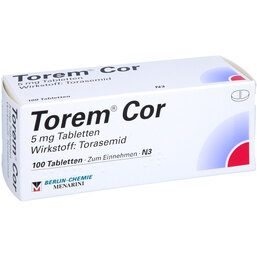 Abbildung: Torem Cor Tabletten 100 St, Tabletten PZN 04927082