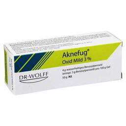 Abbildung: Aknefug oxid mild 3% Gel Gel, 50 g PZN 04927745