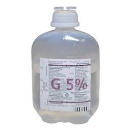 Abbildung: Glucose 5% AlleMan Plastikflasche 10X250 ml, Infusionslösung PZN 04929164 