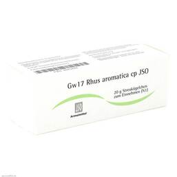 Abbildung: JSO JKH Gewebemittel Gw 17 Rhus arom.cp Globuli Globuli, 20 g PZN 04943448