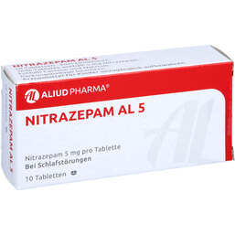 Abbildung: Nitrazepam AL 5 Tabletten 10 St, Tabletten PZN 04943721