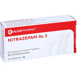 Abbildung: Nitrazepam AL 5 Tabletten 20 St, Tabletten PZN 04943738