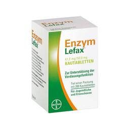 Abbildung: Enzym Lefax Kautabletten Kautabletten, 200 St PZN 04944092