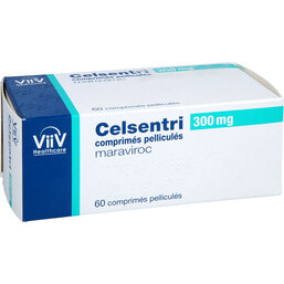 Abbildung: Celsentri 300 mg Filmtabletten 60 St, Filmtabletten PZN 04944235