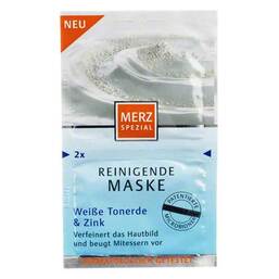 Abbildung: Merz Spezial reinigend.Maske wei.Tonerde + Zink Gesichtsmaske, 2X7.5 ml PZN 04944873