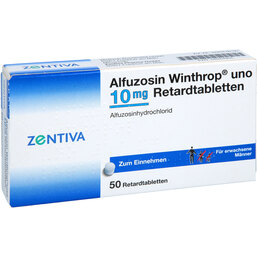 Abbildung: Alfuzosin Winthrop Uno 10 mg Retardtabletten 50 St, Retard-Tabletten PZN 04944904