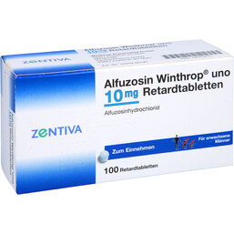 Abbildung: Alfuzosin Winthrop Uno 10 mg Retardtabletten 100 St, Retard-Tabletten PZN 04944910