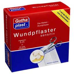 Abbildung: Gothaplast Wundpflaster sensitiv 4 cm x 5 m Pflaster, 1 St PZN 04951212
