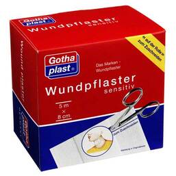 Abbildung: Gothaplast Wundpflaster sensitiv 8 cm x 5 m Pflaster, 1 St PZN 04951235