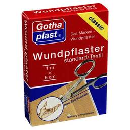 Abbildung: Gothaplast Wundpflaster standard 6 cm x 1 m geschnitten 1 St, Pflaster PZN 04951293