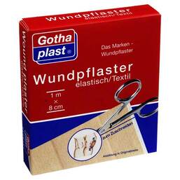 Abbildung: Gothaplast Wundpflaster elast 8 cm x 1 m geschnitten Pflaster, 1 St PZN 04951413
