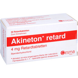 Abbildung: Akineton retard Tabletten 50 St, Retard-Tabletten PZN 04954593