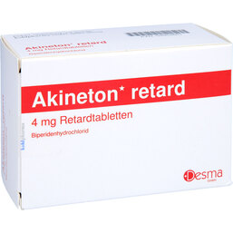 Abbildung: Akineton retard Tabletten 100 St, Retard-Tabletten PZN 04954601
