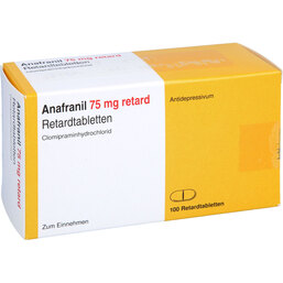 Abbildung: Anafranil 75 retard Tabletten 100 St, Retard-Tabletten PZN 04954742