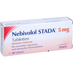 Abbildung: Nebivolol STADA 5 mg Tabletten 30 St, Tabletten PZN 04957373
