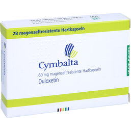 Abbildung: Cymbalta 60 mg magensaftresistente Hartkapseln 28 St, Magensaftresistente Hartkapseln PZN 04957611
