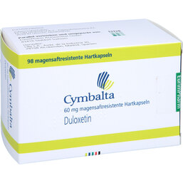 Abbildung: Cymbalta 60 mg magensaftresistente Hartkapseln 98 St, Magensaftresistente Hartkapseln PZN 04957628