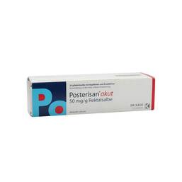 Abbildung: POSTERISAN® akut 50 mg/g Rektalsalbe mit Analdehner 25 g, Salbe PZN 04957887