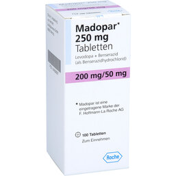 Abbildung: Madopar 250 Tabletten 100 St, Tabletten PZN 04958697