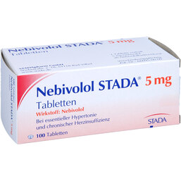 Abbildung: Nebivolol STADA 5 mg Tabletten 100 St, Tabletten PZN 04958970