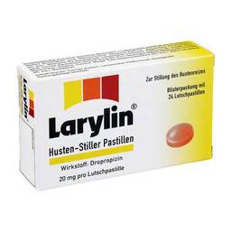 Abbildung: Larylin Husten-Stiller Pastillen Lutschpastillen, 24 St PZN 04960257