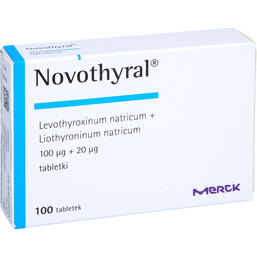Abbildung: Novothyral 100 Tabletten 100 St, Tabletten PZN 04964870