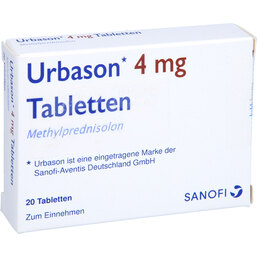 Abbildung: Urbason 4 mg Tabletten 20 St, Tabletten PZN 04966484
