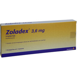 Abbildung: Zoladex 3,6 mg Implantat in einer Fertigspritze 1 St, Implantat PZN 04966946