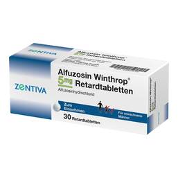 Abbildung: Alfuzosin Winthrop 5 mg Retardtabletten 30 St, Retard-Tabletten PZN 04967319