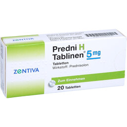 Abbildung: Predni H Tablinen 5 mg Tabletten 20 St, Tabletten PZN 04969206