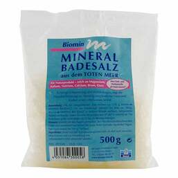 Abbildung: Biomin Mineral Badesalz 500 g, Salz PZN 04973343