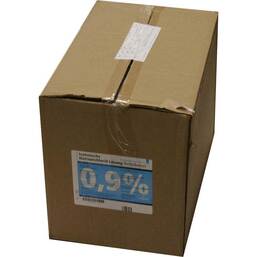 Abbildung: Kochsalzlösung 0,9% Plastikflasche Infusionslösung, 10X1000 ml PZN 04974940